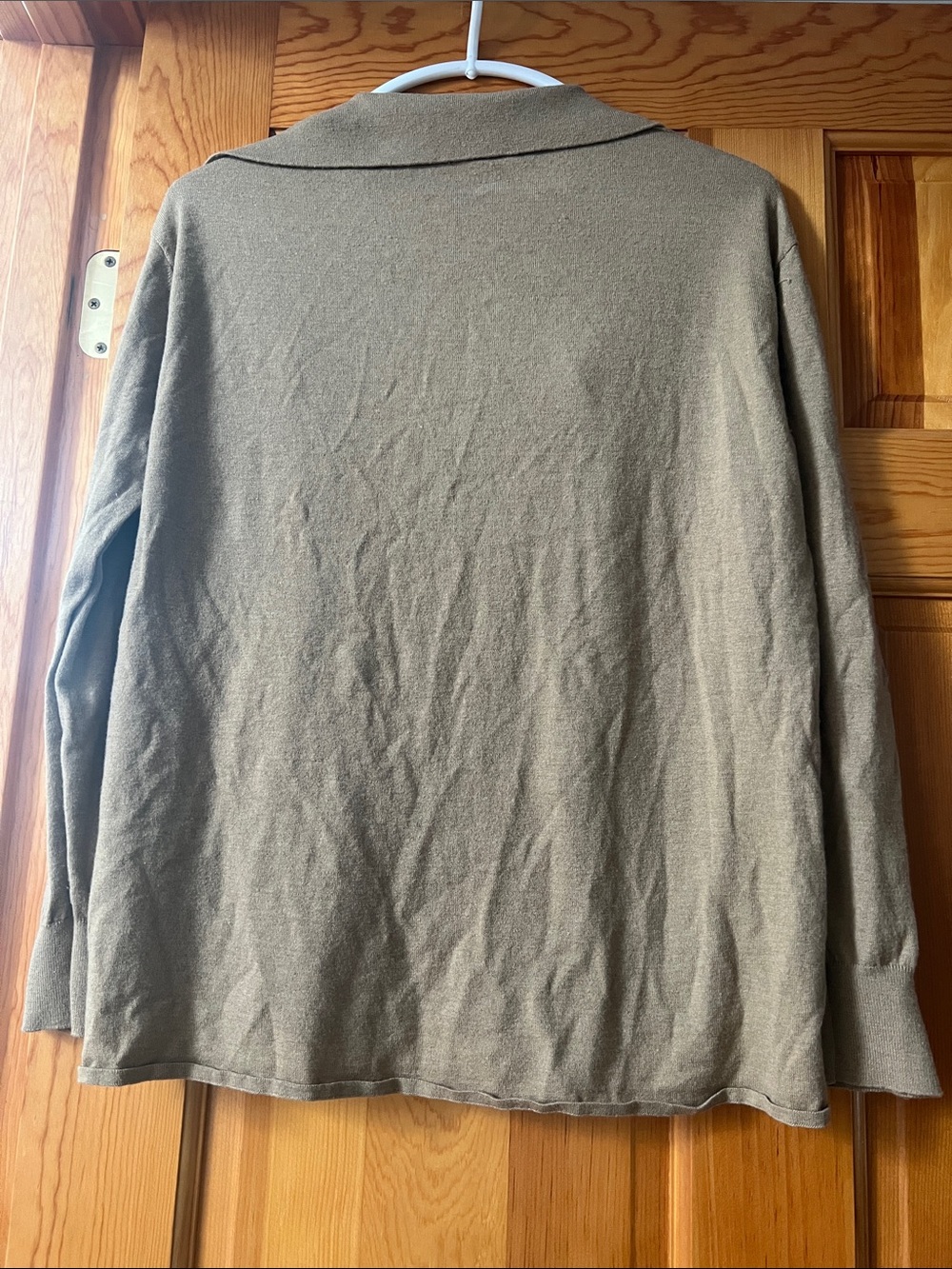 Zara Button-Front Collared Cardigan - Picture 3 of 3